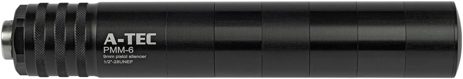 Саундмодератор A-TEC PMM подовжений. кал. 9 мм (9х19;9x21). Різьба - 1/2"-28