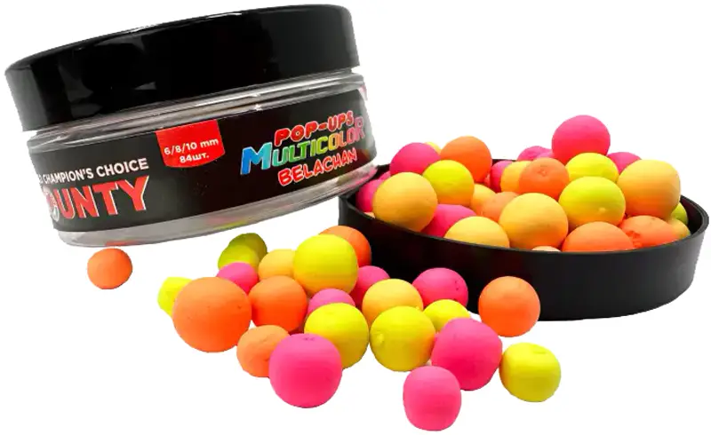 Бойлы Bounty Pop-Up Multicolor Multisize Belachan 6/8/10mm