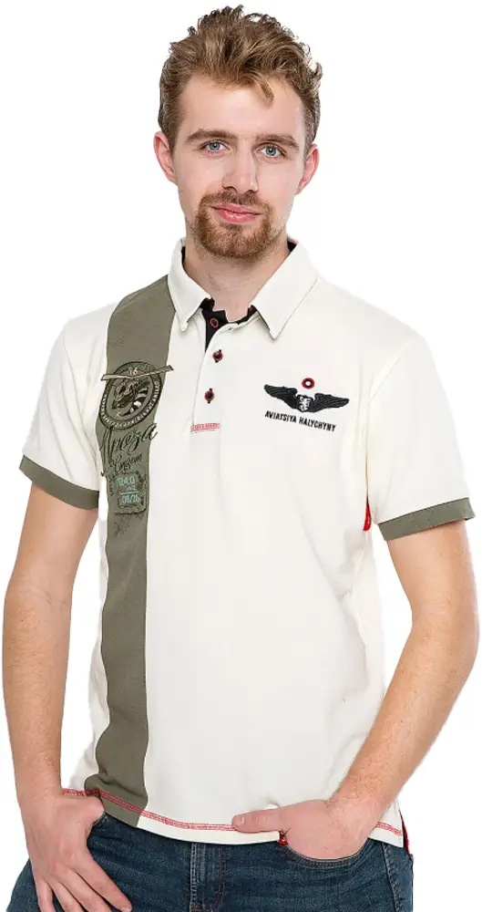 Теніска поло Aviatsiya Halychyny Поло M 16 Бригада XXL Cream