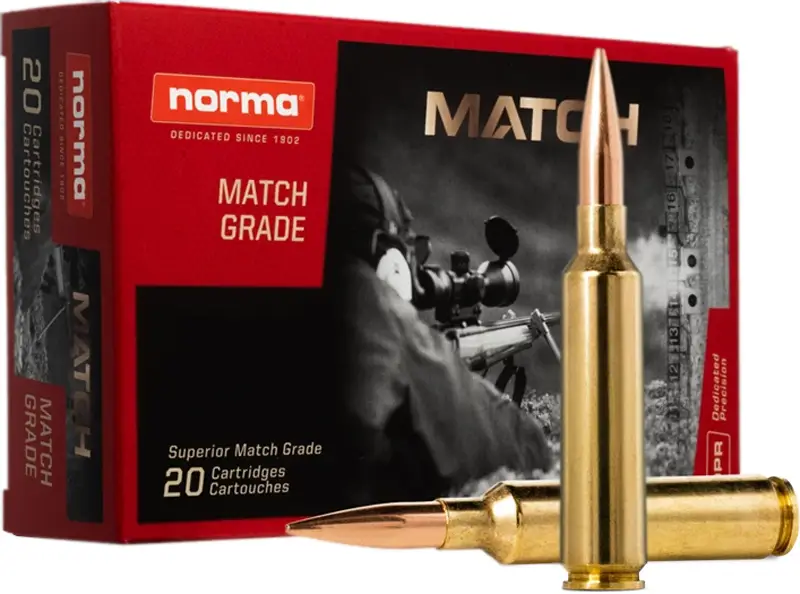 Патрон Norma Golden Target кал. 6,5-284 Norma куля HPBT маса 8.4г/130 гр