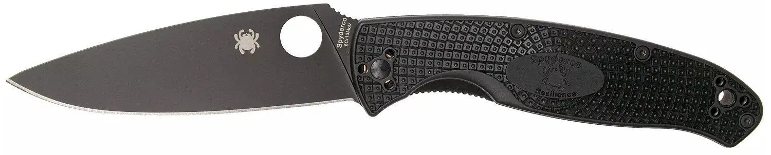 Ніж Spyderco Resilience Black Blade