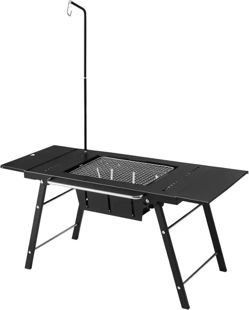Стіл розкладаний Naturehike для барбекю сталевий CNK2350CF018 Black