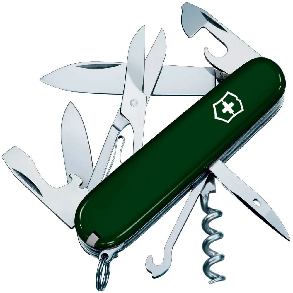 Ніж Victorinox Climber 1.3703.4. Зелений