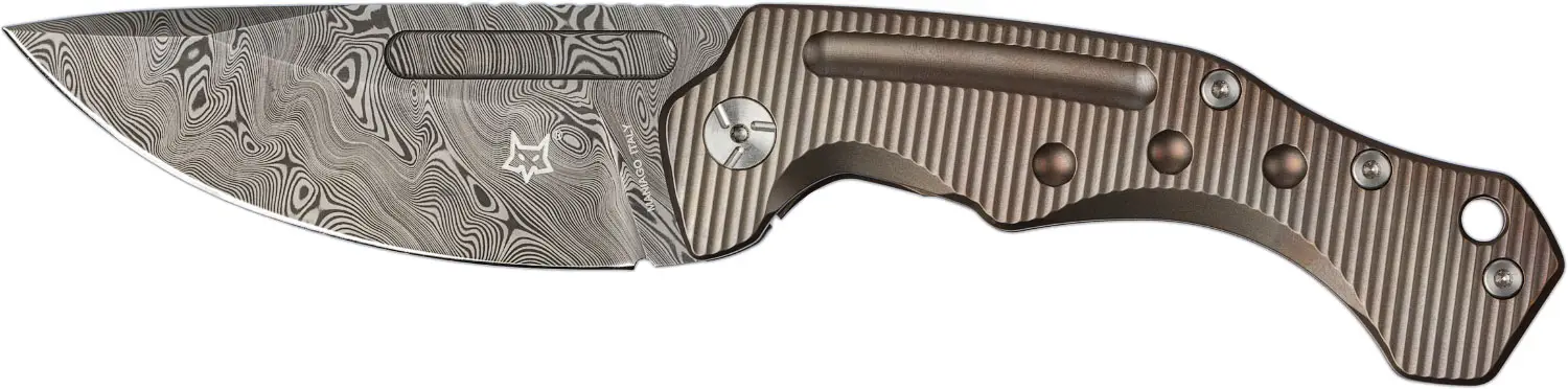 Ніж Fox Desert Damascus Bronze Titanium