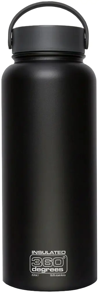 Термопляшка 360° Degrees Wide Mouth Insulated 1l Black