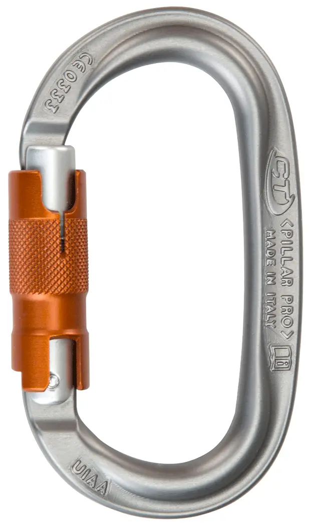 Карабін Climbing Technology Pillar Pro WG Twist Lock Grey