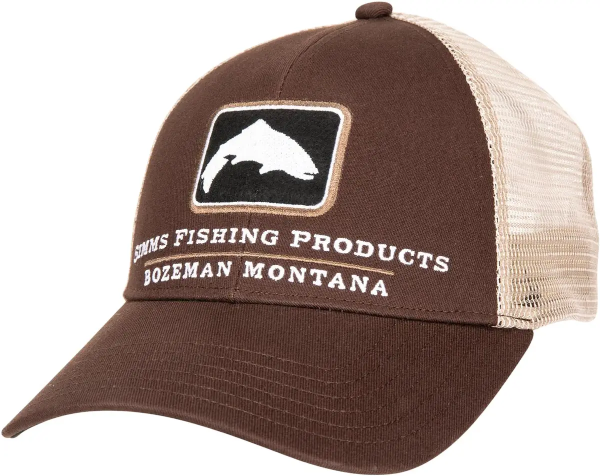 Кепка Simms Trout Icon Trucker One size Mahogany