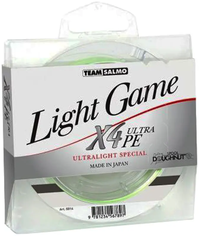 Шнур Salmo Light Game Fine GreenX4 Ultra PE 100m 0.051mm