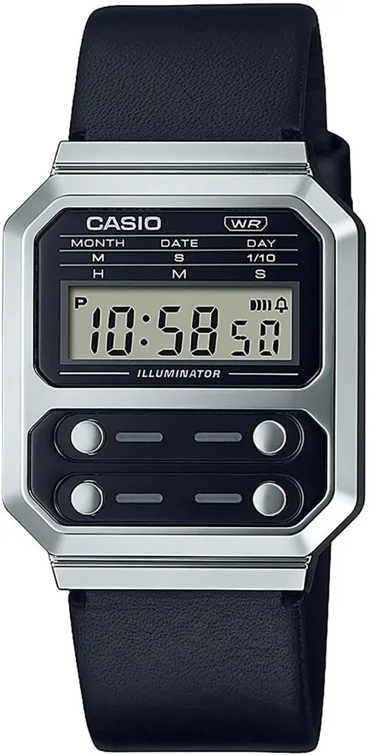 Годинник Casio A100WEL-1AEF. Сріблястий