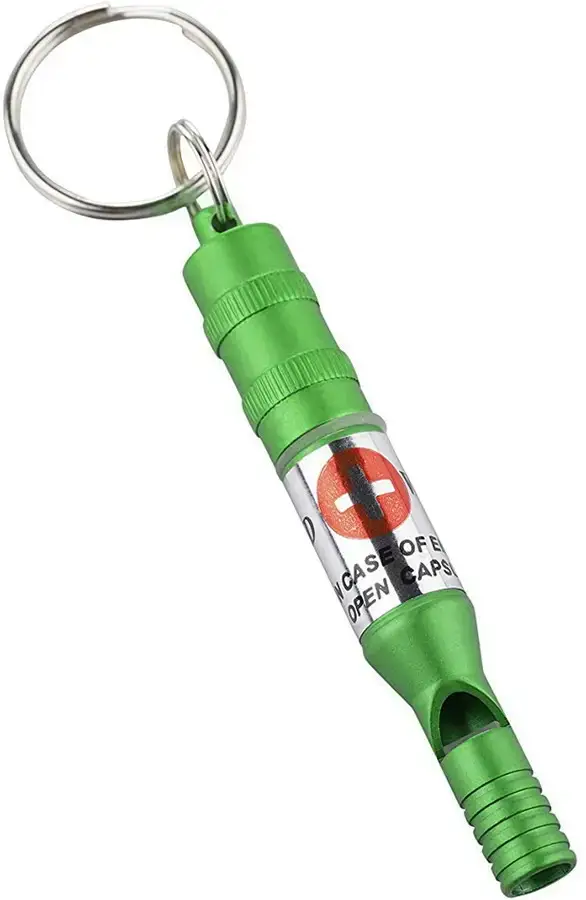 Брелок Munkees Emergency Whistle Grass green