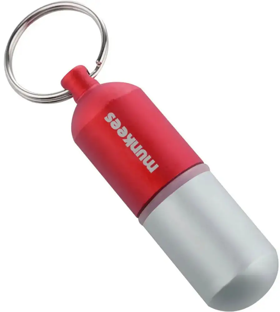 Брелок Munkees Waterproof Capsule Medium Red