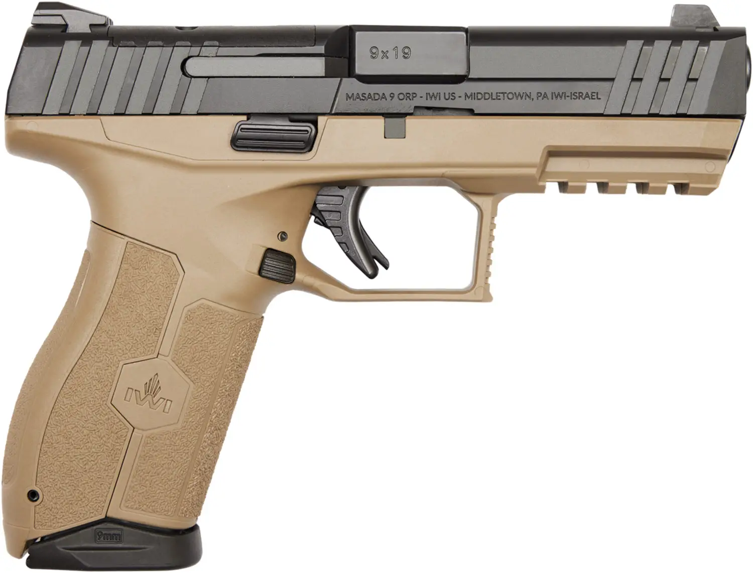 Пистолет спортивный IWI MASADA ORP 4.1" кал. 9 мм (9х19). FDE