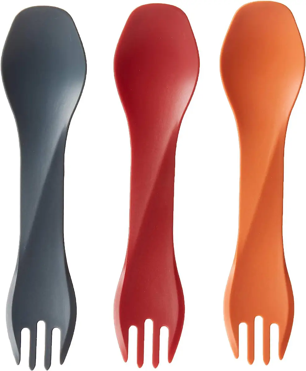Ловилка Humangear GoBites Uno 3-Pack. Red/Gray/Orange