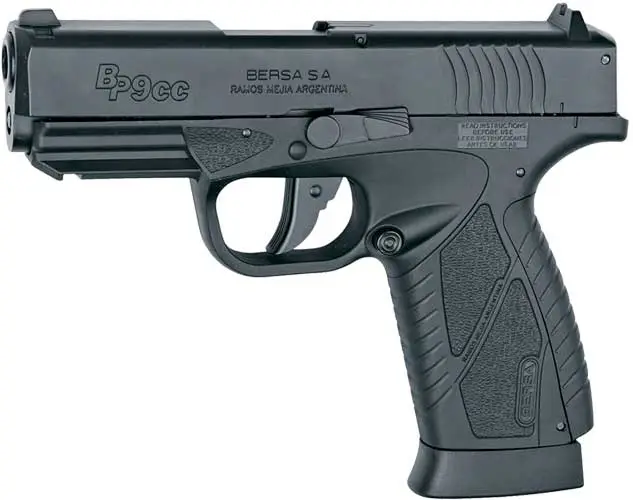 Пістолет пневматичний ASG Bersa BP9CC. CO2. BB кал. 4.5 мм