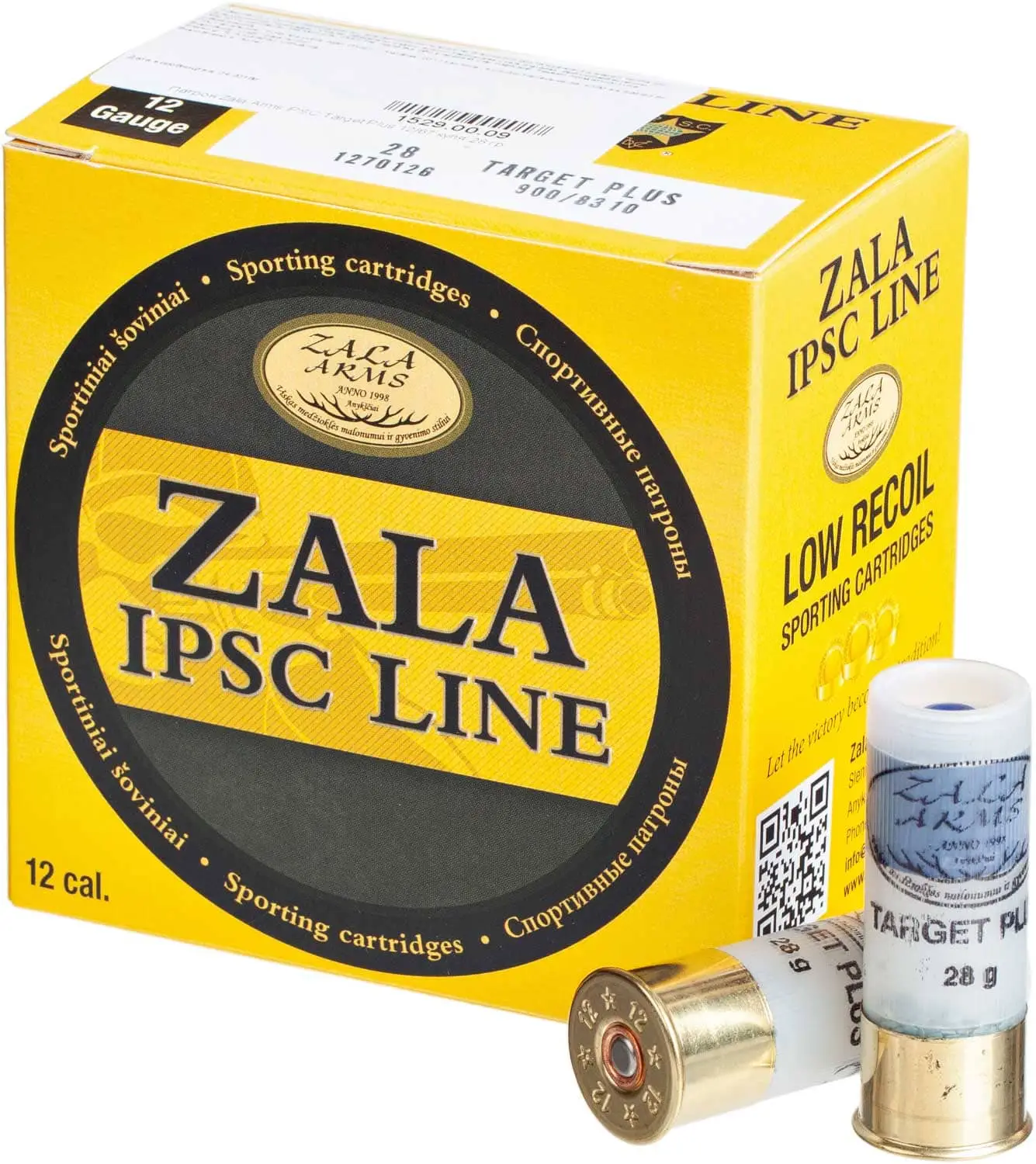 Патрон Zala Arms IPSC Target Plus кал. 12/67 маса 28 г