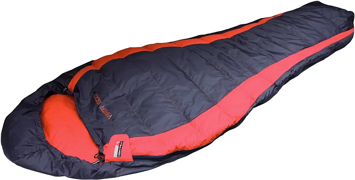 Спальний мішок High Peak Viper Down 600. Dark red