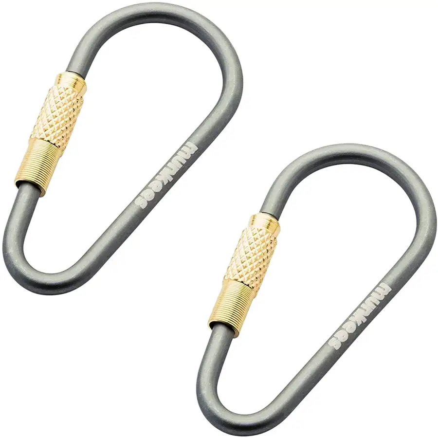 Карабін Munkees Mini Link 3x48 mm 2-Pack Grey