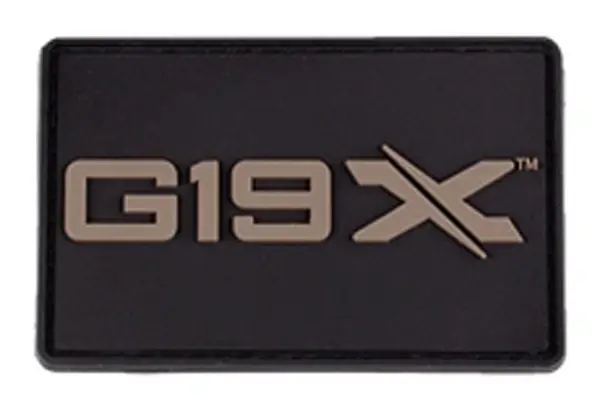 Нашивка Glock G19X прямоуг.