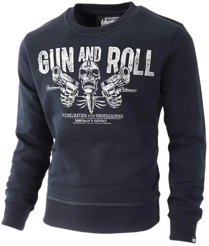 Свитшот Dobermans Aggressive Gun And Roll BC192BK XXL