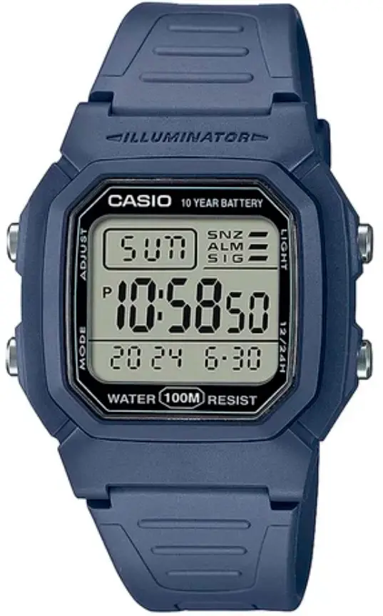 Часы Casio Timeless Collection W-800H-2AVES. Синий