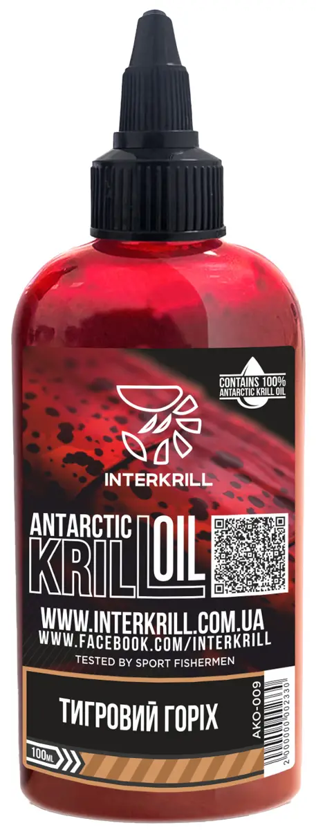 Ліквід INTERKRILL KRILL OIL Тигровий Горіх 100ml