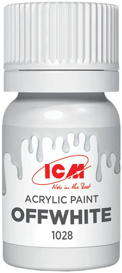 Краска ICM Holding Grey Acrylic Paint 12 мл Offwhite