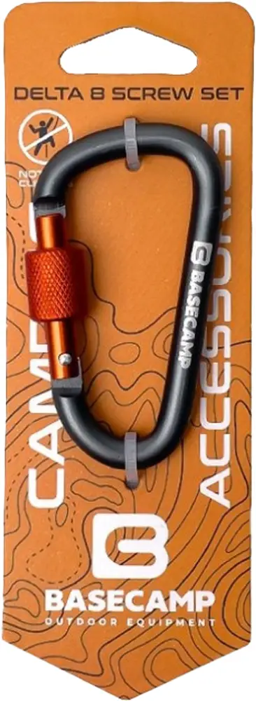 Карабін Base Camp Delta 8 Screw Set Grey