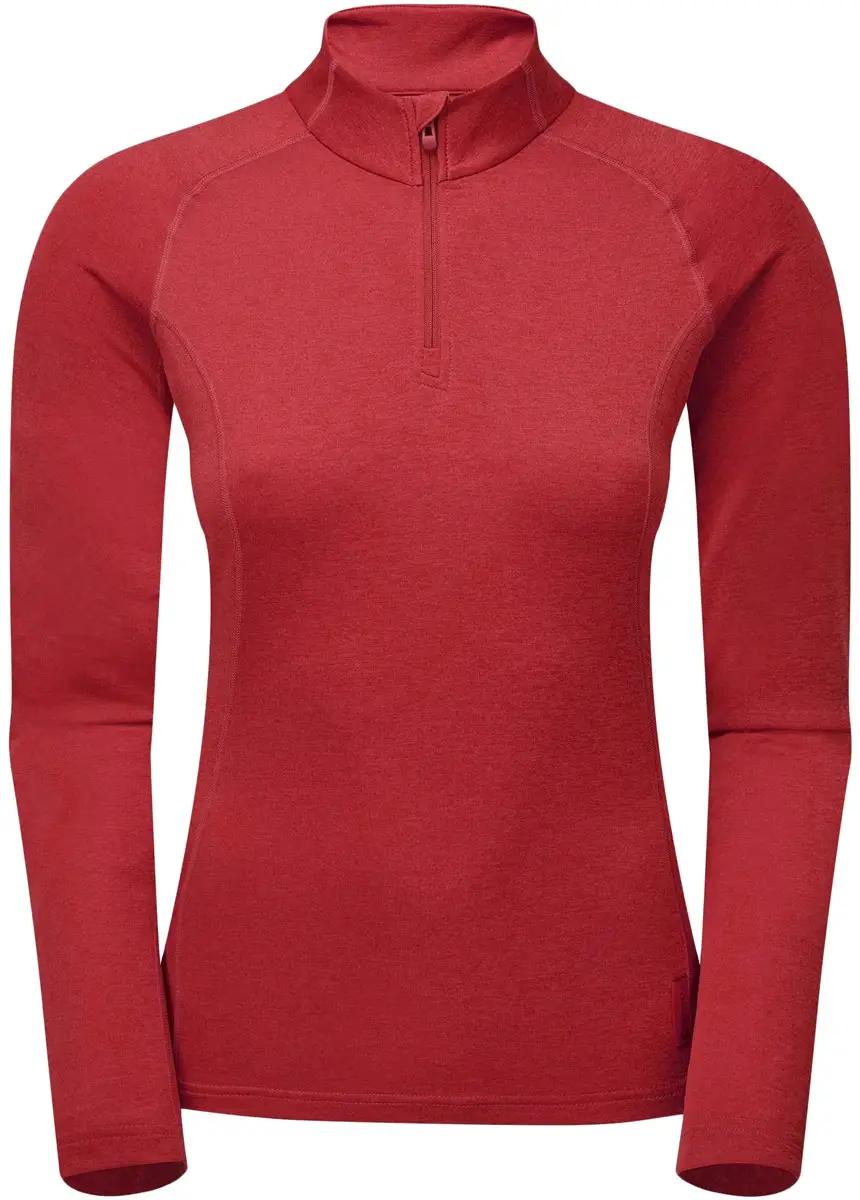 Термокофта Montane Female Dart Zip-Neck S/10/38 Uluru Red