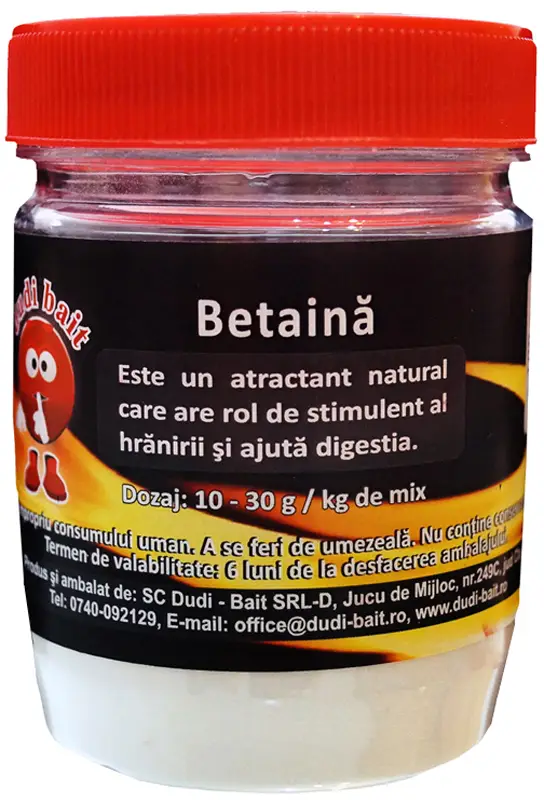 Добавка Dudi Baits Powder Additive Betaine 100g