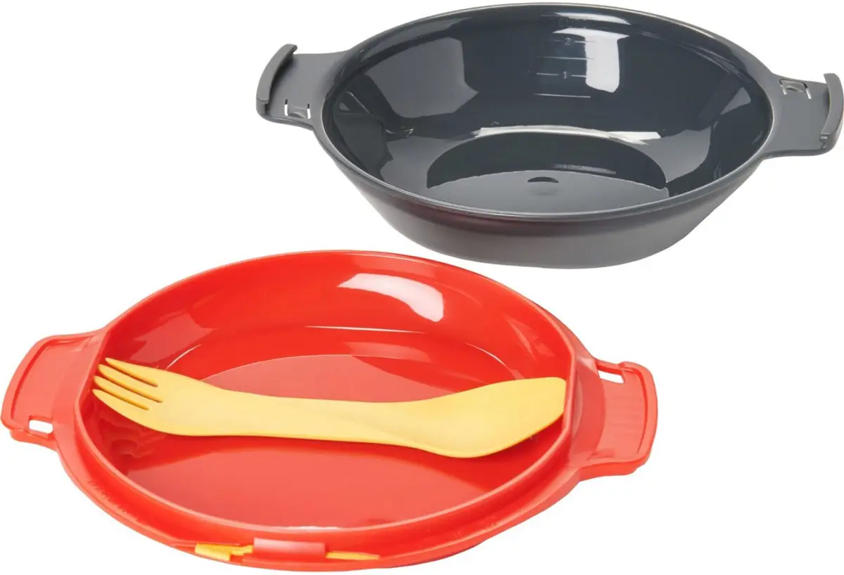 Набор Humangear GoKit Light 5-tool Mess Kit. Charcoal/Red