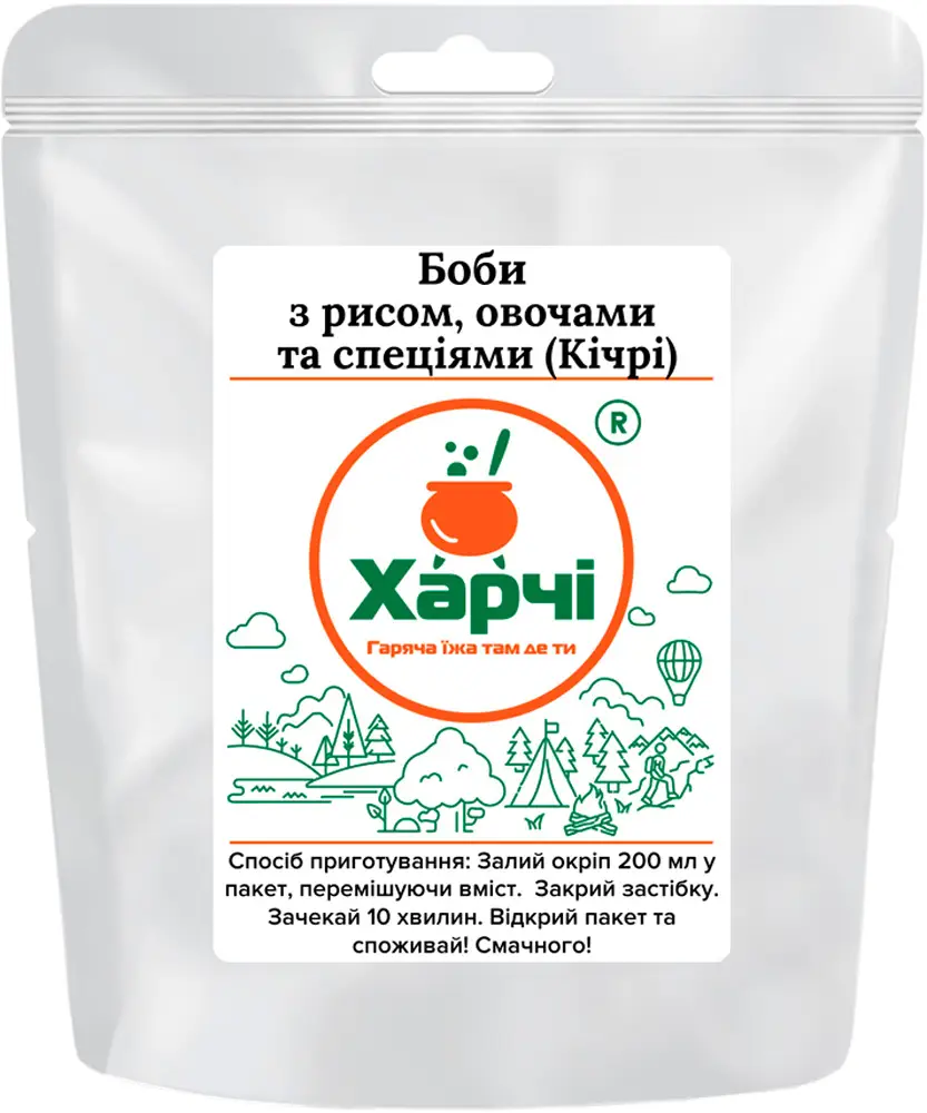 Сушена їжа Харчі боби з рисом