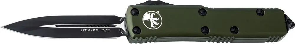 image-nizh-microtech-utx-85-double-edge-black-blade-k-od-green