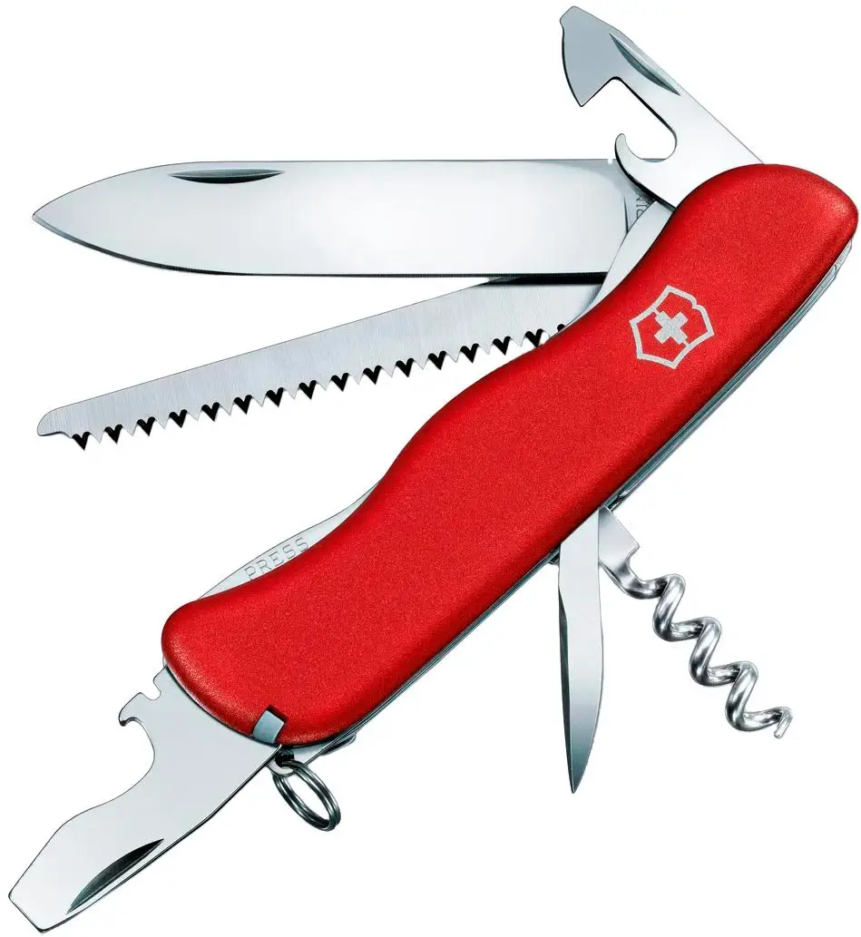 Ніж VICTORINOX 0.8363 Forester ц: червоний