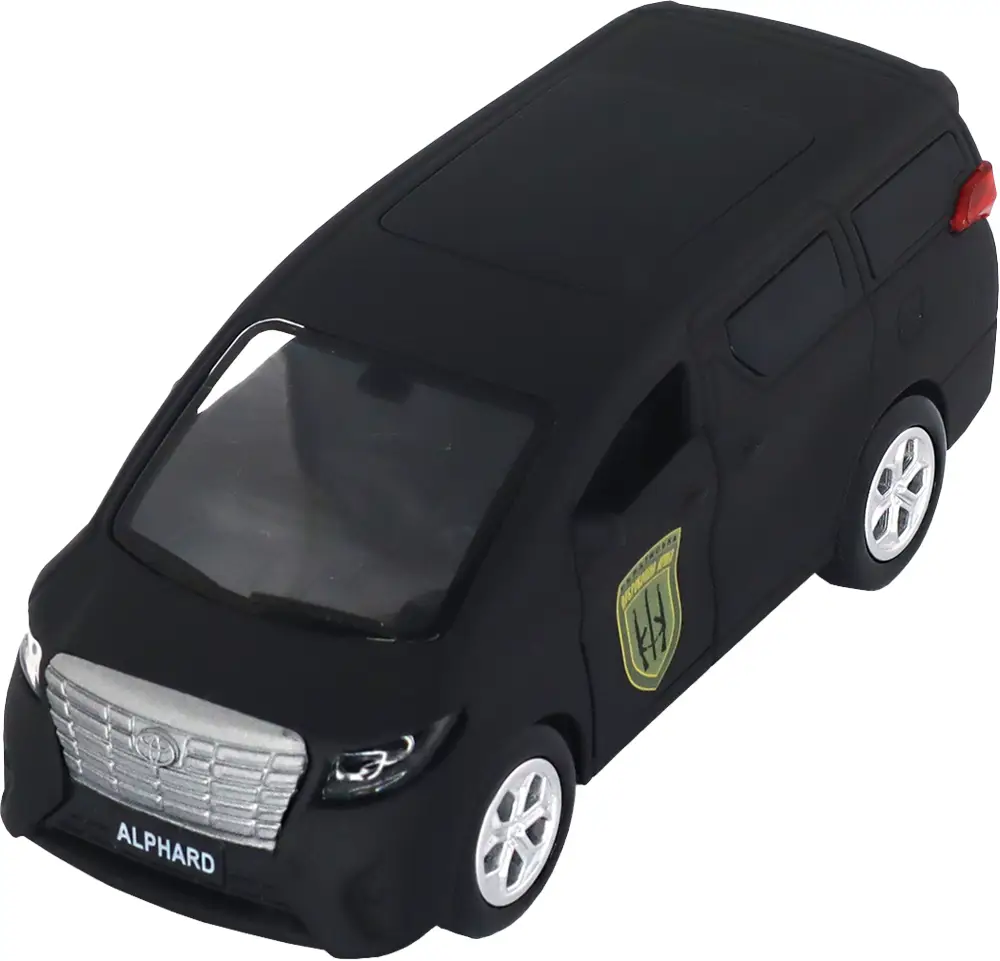 Машинка TechnoDrive серии Шевроны Героев TOYOTA ALPHARD "УДА"