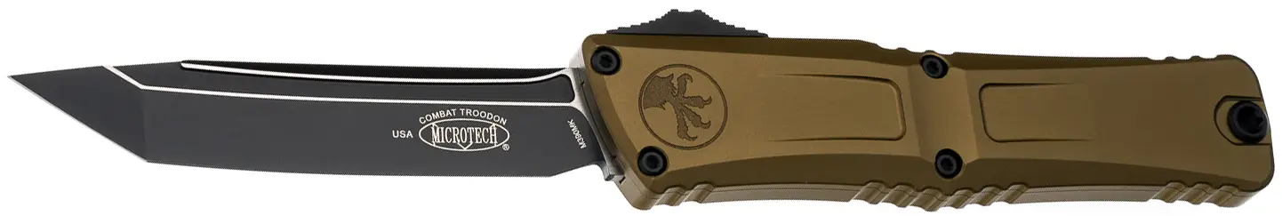 Ніж Microtech Combat Troodon GEN III Tanto Edge Black Blade OD Green
