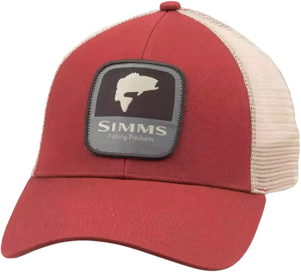 Кепка Simms Bass Patch Trucker One size Rusty Red