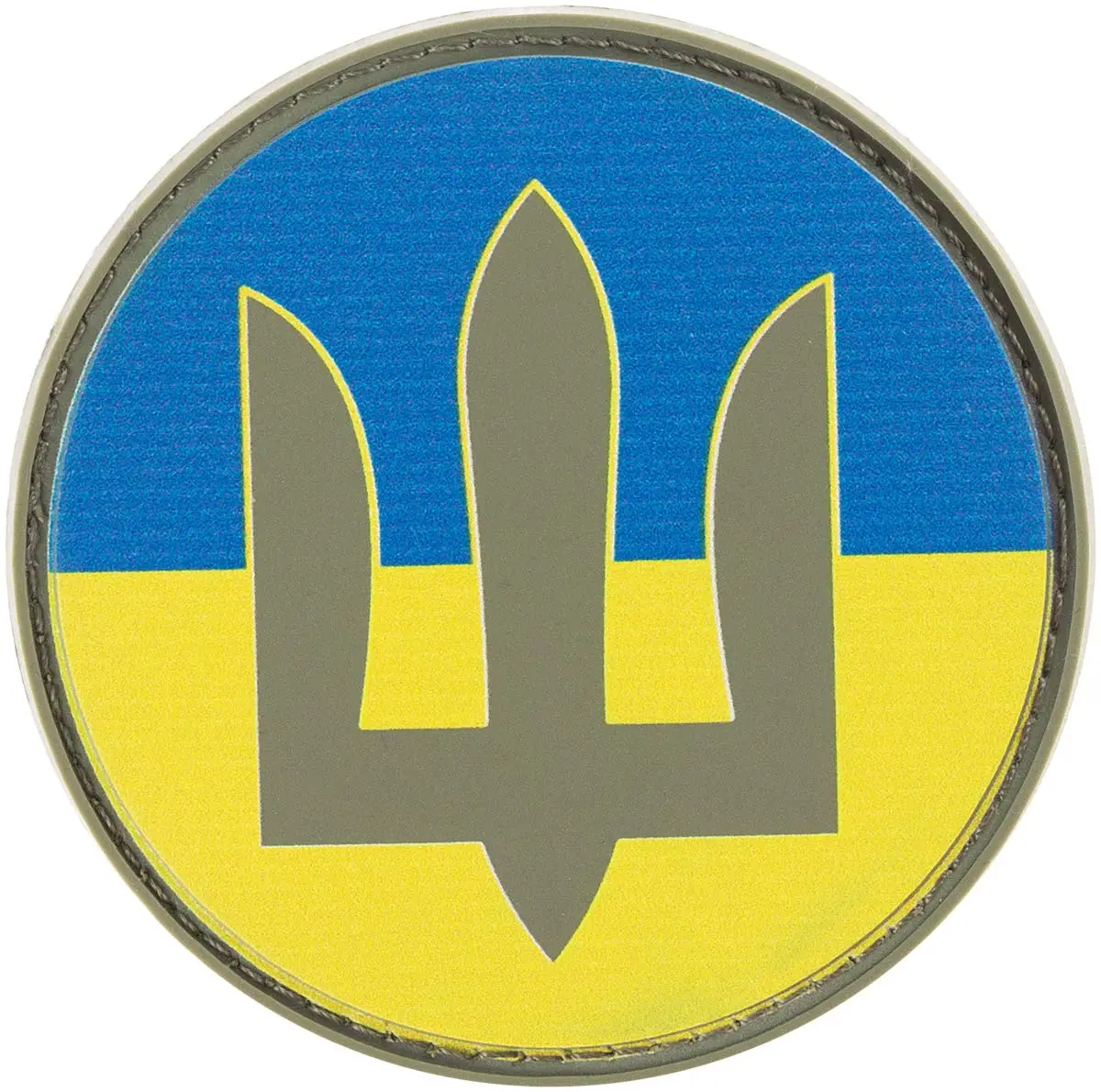Патч МИД Тризуб. Синьо-жовтий