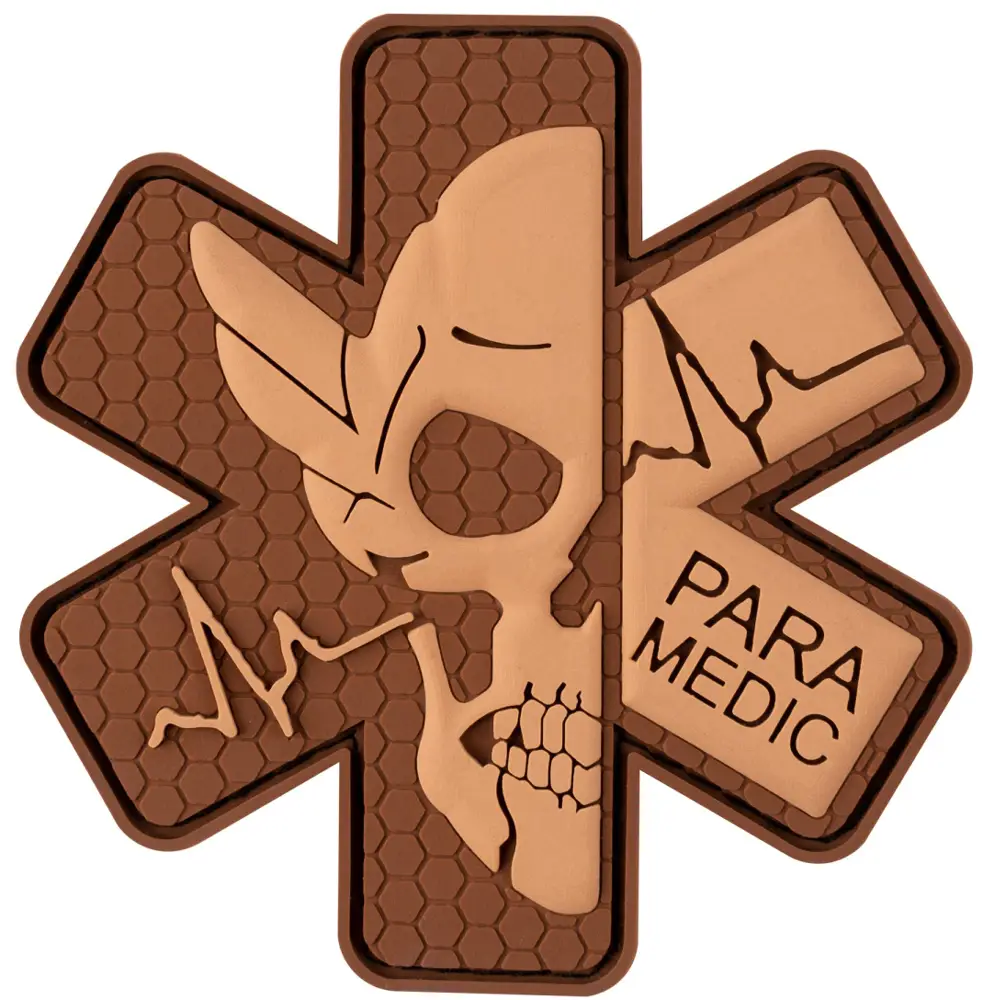 Патч Brand Element Парамедик Коричневый