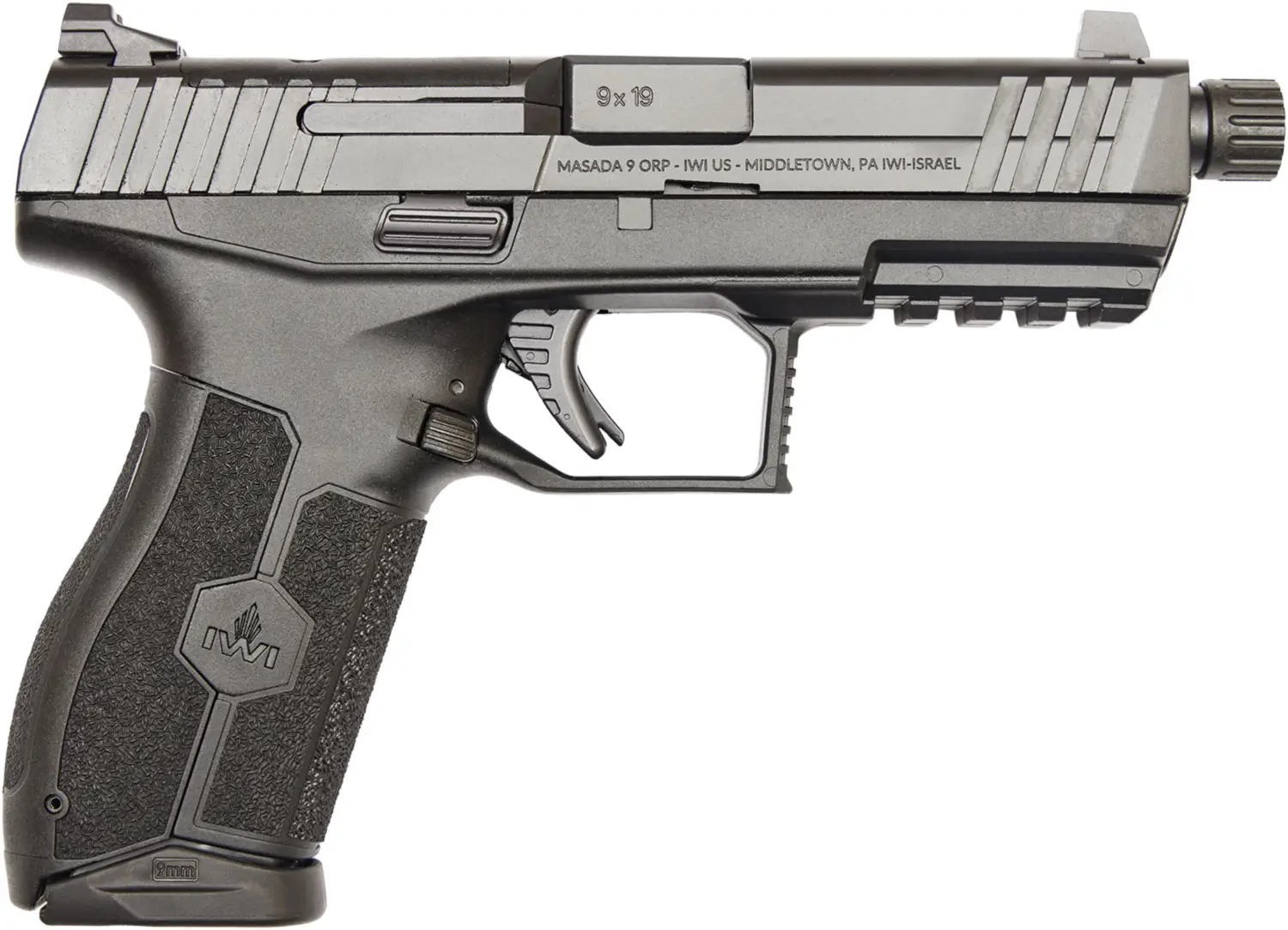 Пістолет спортивний IWI MASADA ORP Tactical 4.45" кал. 9 мм (9х19). Black