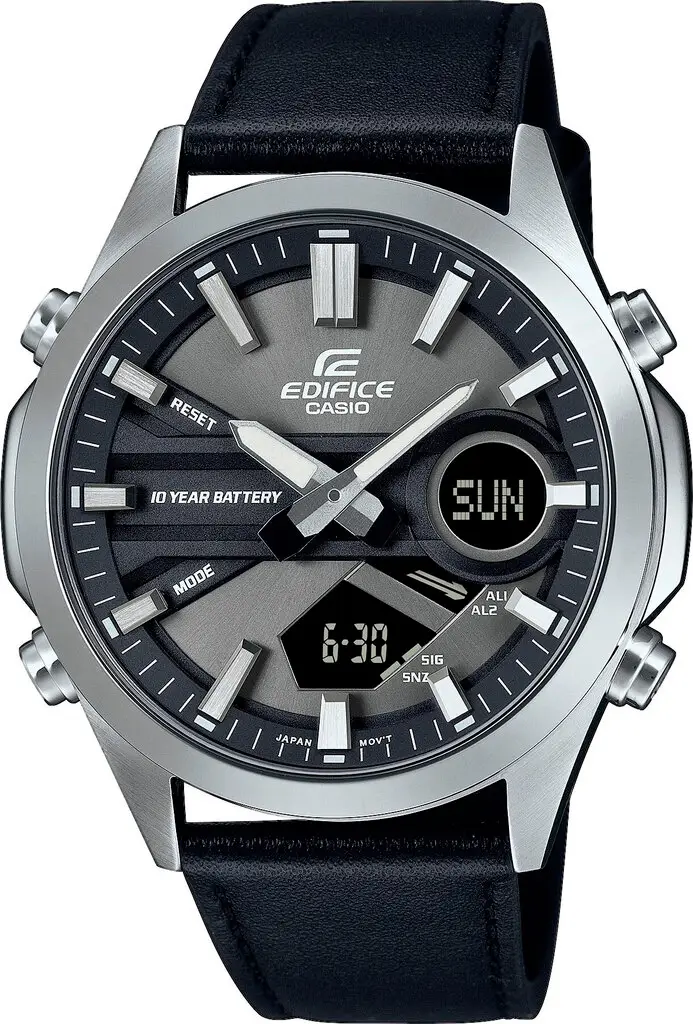 Годинник Casio Edifice Classic EFV-C120L-8AEF. Чорний
