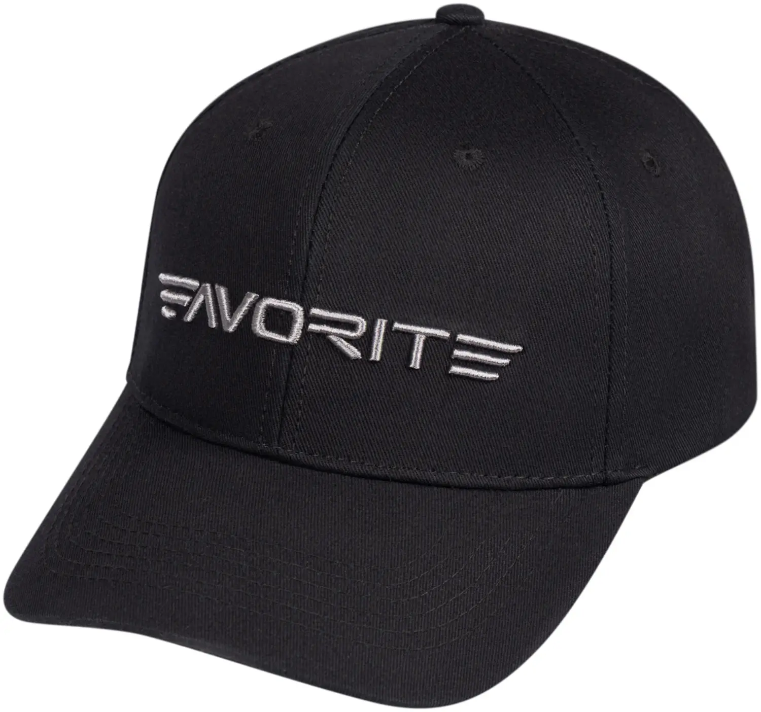 Кепка Favorite Long Silver Logo 58 Black