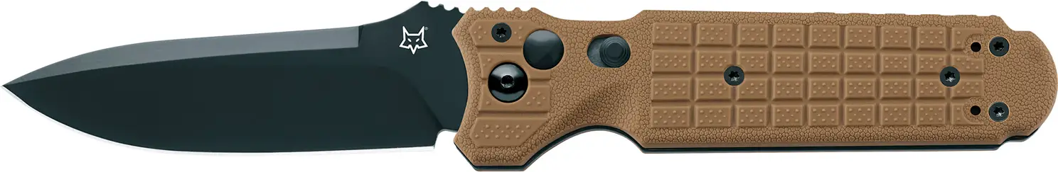 Ніж Fox FKMD Predator II - 2F Full Auto BB Coyote