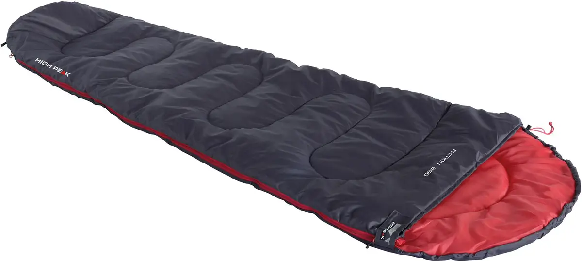 Спальний мішок High Peak Action 250 L. Anthra/red