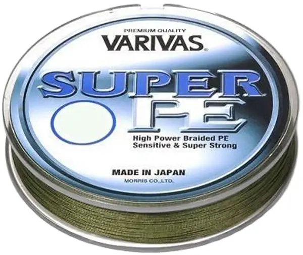 Шнур Varivas Super PE 135m (зелёный) 0.11mm 5kg