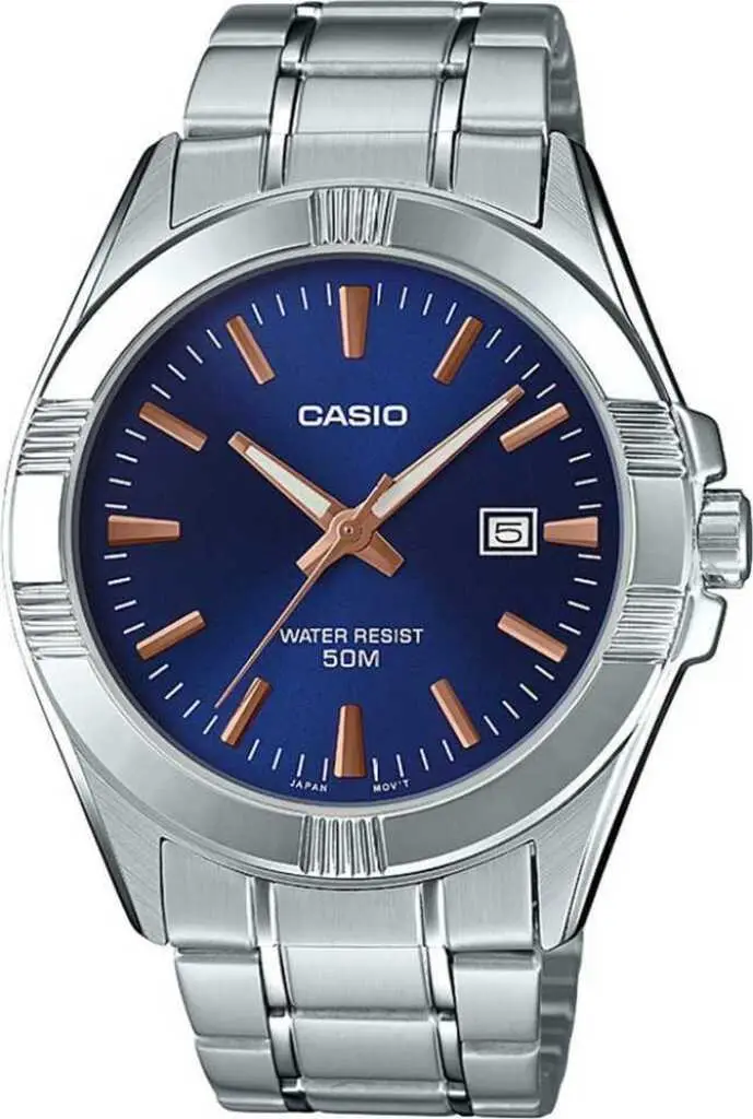 Часы Casio Timeless Collection MTP-1308D-2A. Серебристый