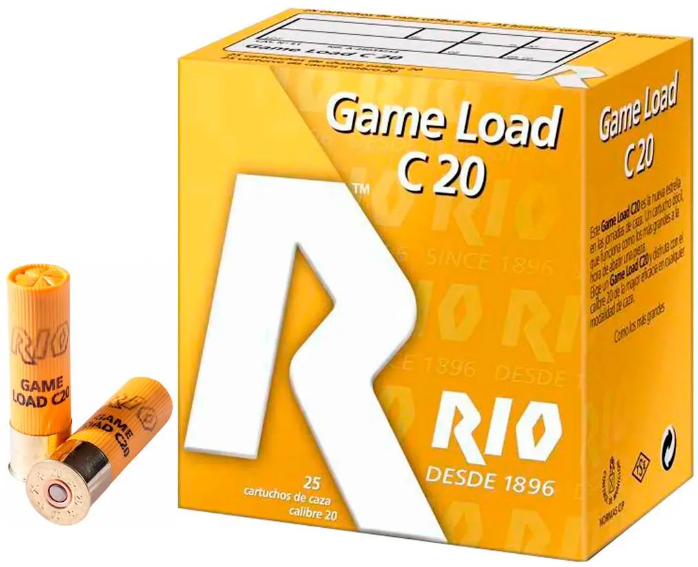 Патрон RIO Game Load C20 кал. 20/70 дробь №4/0 (5,0 мм) навеска 28 г