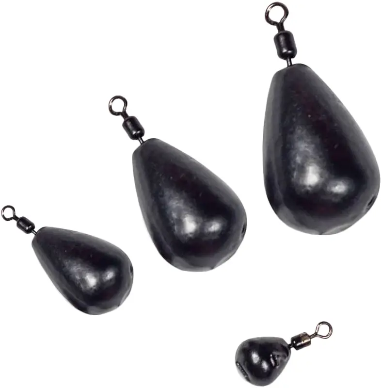 Грузило DS Джиг-риг с вертлюгом 15г (7шт/уп) ц:черный