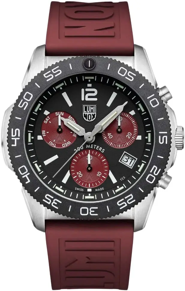 Годинник Luminox Pacific Diver Chronograph. Сріблястий