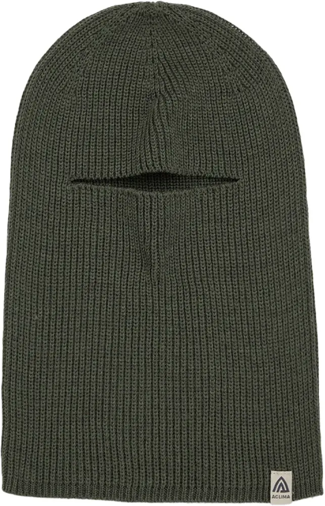 Балаклава Aclima Flat Knit Balaclava Hat One size Olive Night