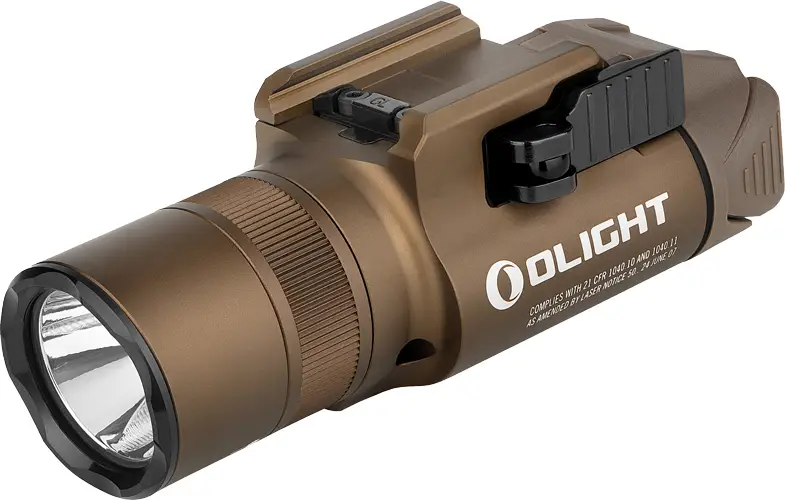 Ліхтар з ЛЦВ Olight Baldr Pro R Green Laser Desert Tan